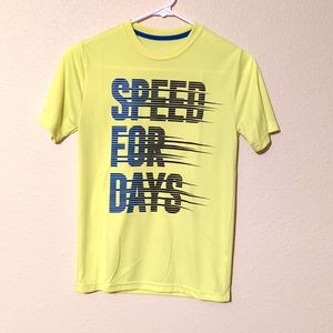 Boy's Speed For Days Athletic T-shirt. Size Large (10-12). Great Conditi…